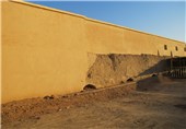 دیوار زورخانه چهارسو مقصود میدان امام اصفهان بازسازی شد