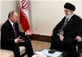 پوتین با امام خامنه‌ای دیدار کرد