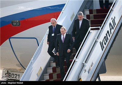 ورود ولادیمیر پوتین به تهران