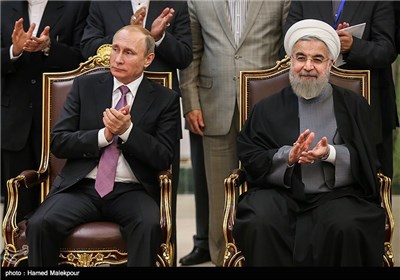 Iran’s Rouhani, Russia’ Putin Hold Press Conference in Tehran