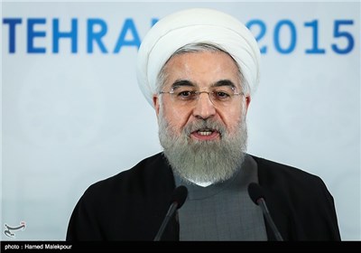 نشست خبری حجت‌الاسلام حسن روحانی رئیس جمهور - سومین اجلاس سران مجمع کشورهای صادرکننده گاز
