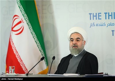 نشست خبری حجت‌الاسلام حسن روحانی رئیس جمهور - سومین اجلاس سران مجمع کشورهای صادرکننده گاز