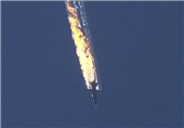 ترکیه یک جنگنده سوخو-24 روسیه را ساقط کرد + فیلم و عکس