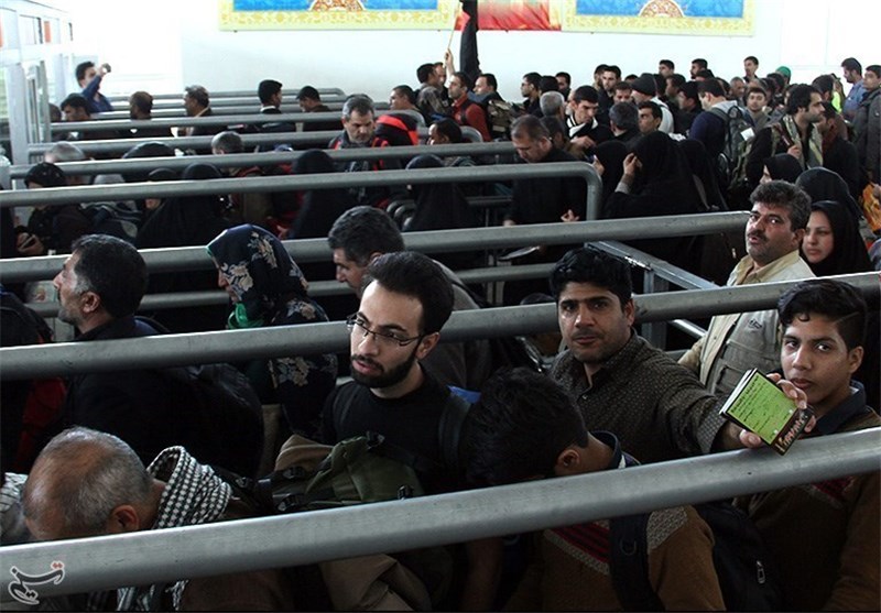 خروج بیش از 400 هزار زائر عتبات عالیات از مرزهای سه‌گانه کشور تاکنون