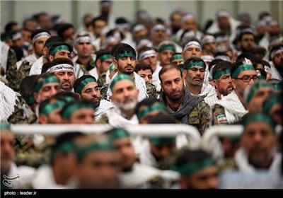 Basij Commanders, Personnel Meet Ayatollah Khamenei