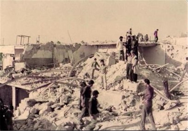 بمباران شهر خرم آباد توسط هواپیماهای صدام