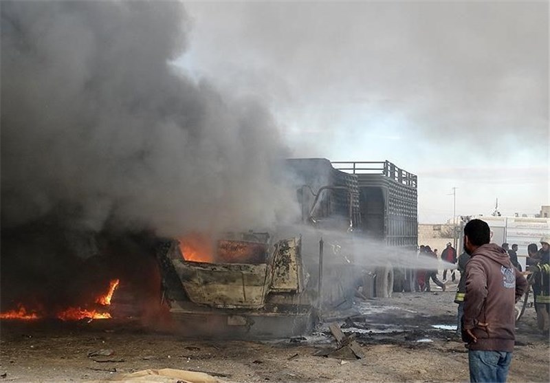 7 کشته در حمله هوایی به کاروان کمک‌هایی که از ترکیه عازم سوریه بود