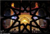 عکس / تاج گنبد حرم حضرت علی(ع) بازسازی شد