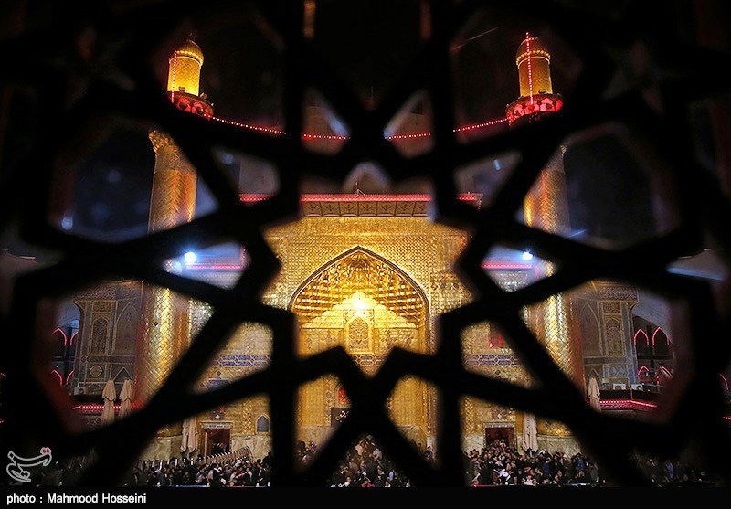 عکس / تاج گنبد حرم حضرت علی(ع) بازسازی شد