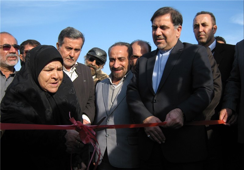 وزیر راه و شهرسازی تقاطع غیرهمسطح امیریه دامغان را افتتاح کرد