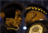 عکس/اعتراض به تبعیض نژادی پلیس در شیکاگو‎