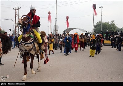 Huge Rally along Najaf-Karbala Road to Mark Arbaeen