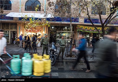 طرح انضباط شهری در منطقه بازار تهران