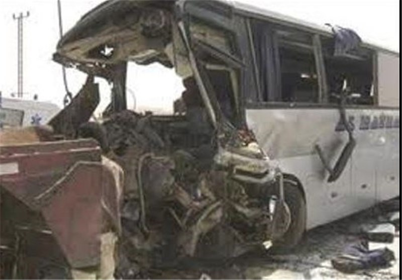 تصادف اتوبوس ایرانیان در عراق 4 کشته و 24 زخمی بر جای گذاشت