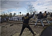 Macedonian Police Use Tear Gas on Migrants at Greek Border