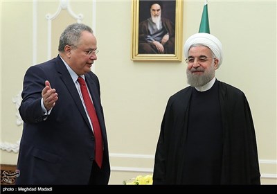 Iran’s President, Greece’s FM Confer on Tehran-Athens Ties