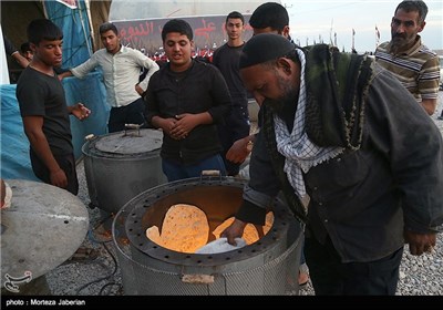 خروج زائران اربعین حسینی ار مرز چزابه - خوزستان