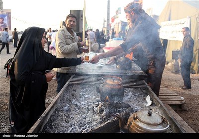 خروج زائران اربعین حسینی ار مرز چزابه - خوزستان