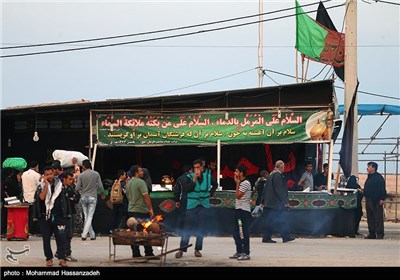 زائران اربعین حسینی در مرز مهران و شلمچه