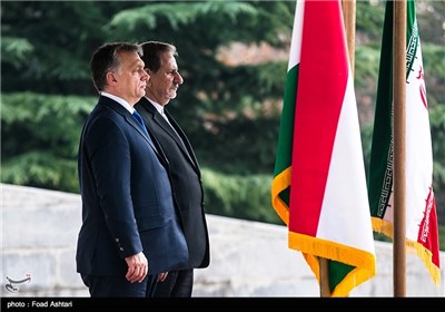 مراسم استقبال رسمی نخست وزیر مجارستان
