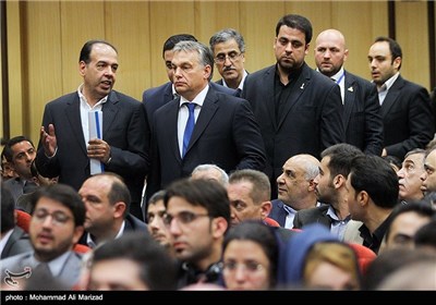 حضور ویکتور اوربان نخست وزیر مجارستان در اتاق بازرگانی ایران