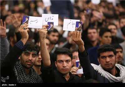 مراسم عزاداری اربعین حسینی(ع) در حضور رهبر معظم انقلاب اسلامی