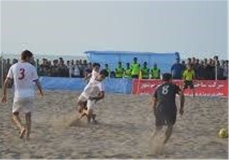 پیروزی پرگل تیم فوتبال ساحلی خزر رودسر برابر گلساپوش یزد