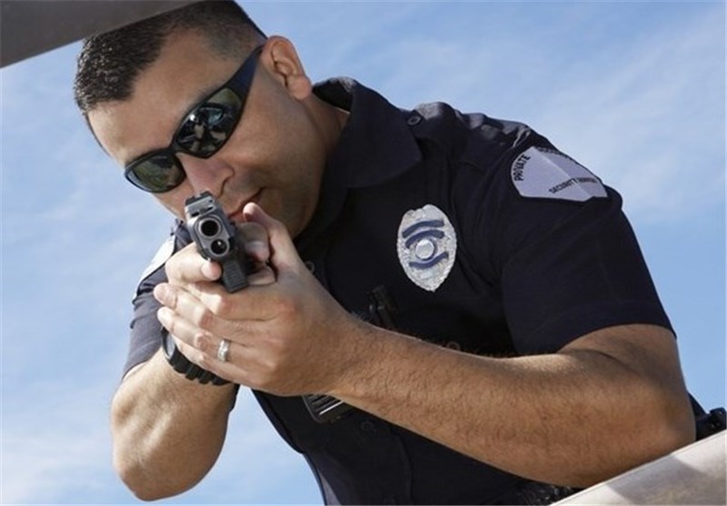 american police guns