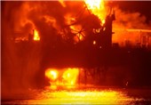 آتش‌سوزی در چاه نفتی آذربایجان 32 کشته داشت + فیلم