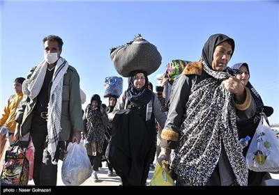 Iranian Pilgrims Returning Home from Iraq