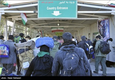 Iranian Pilgrims Returning Home from Iraq