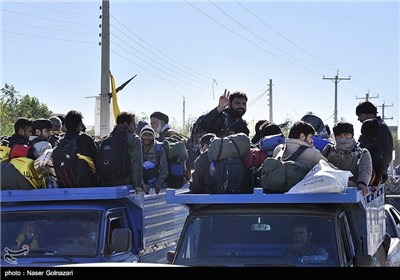 Iranian Pilgrims Returning Home from Iraq