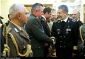 Navy Commander, Foreign Military Attaches Meet in Tehran