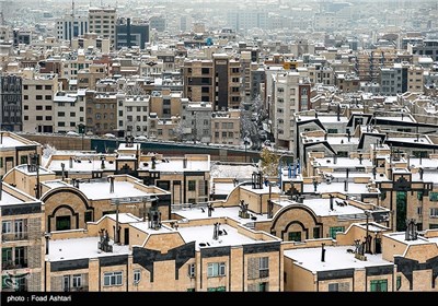 Snow Blankets Iranian Capital