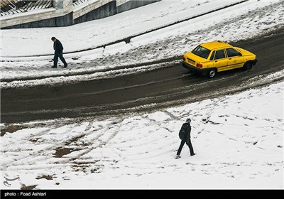 Snow Blankets Iranian Capital