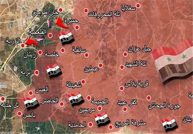 خروج قریب‌‌الوقوع شماری از تروریست‌ها از شرق حلب و ادامه عملیات ارتش در حماه