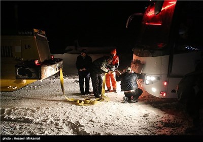 Iran Trying to Reopen Roads Blocked by Snow