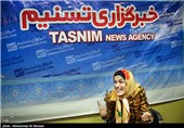 حضور فاطمه حمامی نقاش معلول در خبرگزاری تسنیم