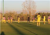 تمرین صبحگاهی تیم امید در باشگاه ایرانیان دوبی