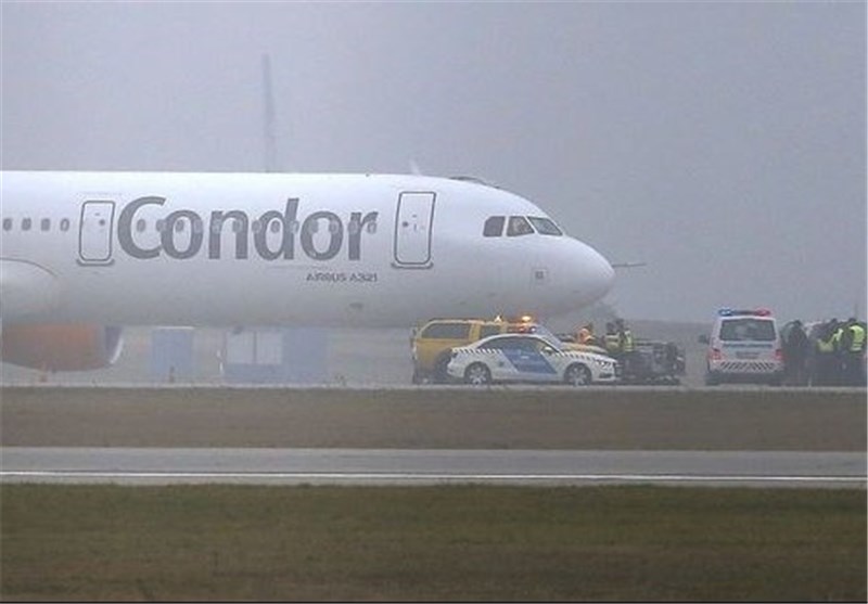 فرود اضطراری هواپیمای آلمانی بر اثر تهدید به بمب‌گذاری