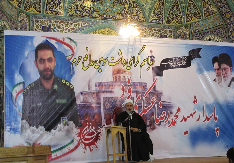 اربعین شهید محمدرضا عسکری فرد در مسجد جامع خرمشهر برگزار شد