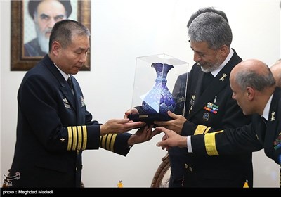 Chinese Military Delegation Meet Iran’s Navy Commander