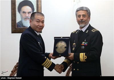 Chinese Military Delegation Meet Iran’s Navy Commander