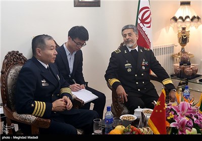 Chinese Military Delegation Meet Iran’s Navy Commander