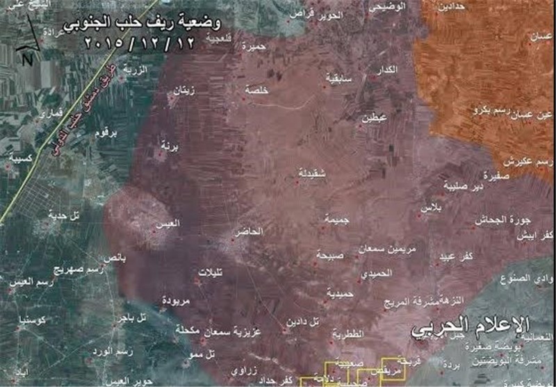 پیشروی‌های مهم ارتش سوریه در حومه جنوبی حلب