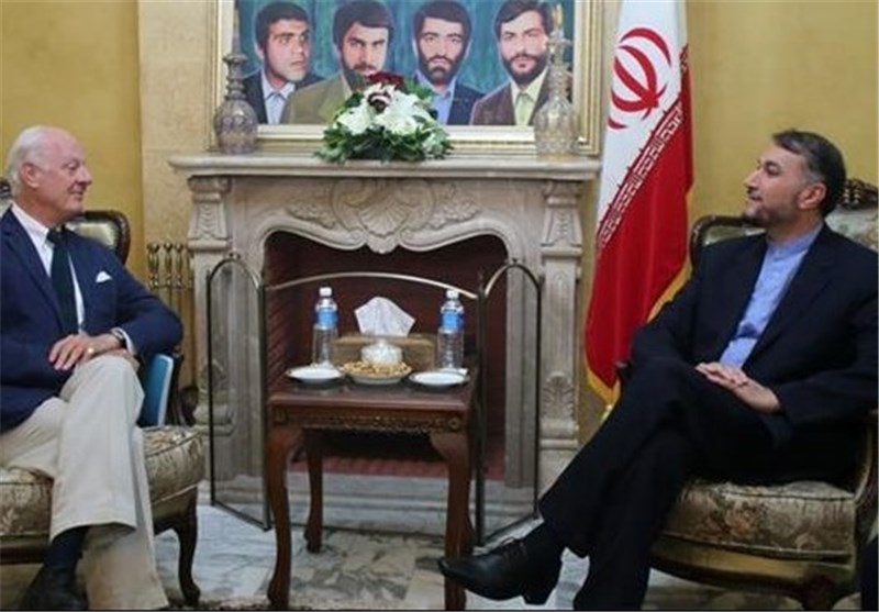Iranian Deputy FM, UN Envoy Discuss Protracted Crisis in Syria