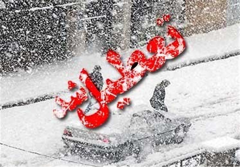 بارش برف برخی مدارس استان گیلان را تعطیل کرد