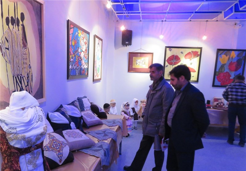 نخستین نمایشگاه هنری دانشجویان شهرستان شاهرود افتتاح شد