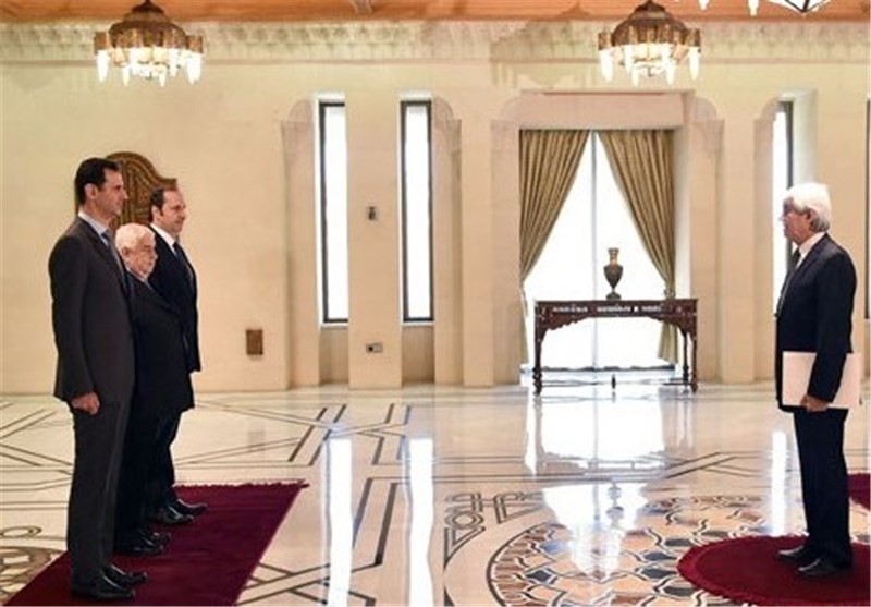 دیدار سفیران جدید کوبا، هند و پاکستان با بشار اسد