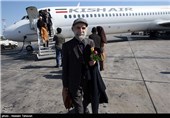 ورود اسماعیل خلج بازیگر به فرودگاه کیش جهت شرکت در مراسم تجلیل از هنرمندان پیشکسوت